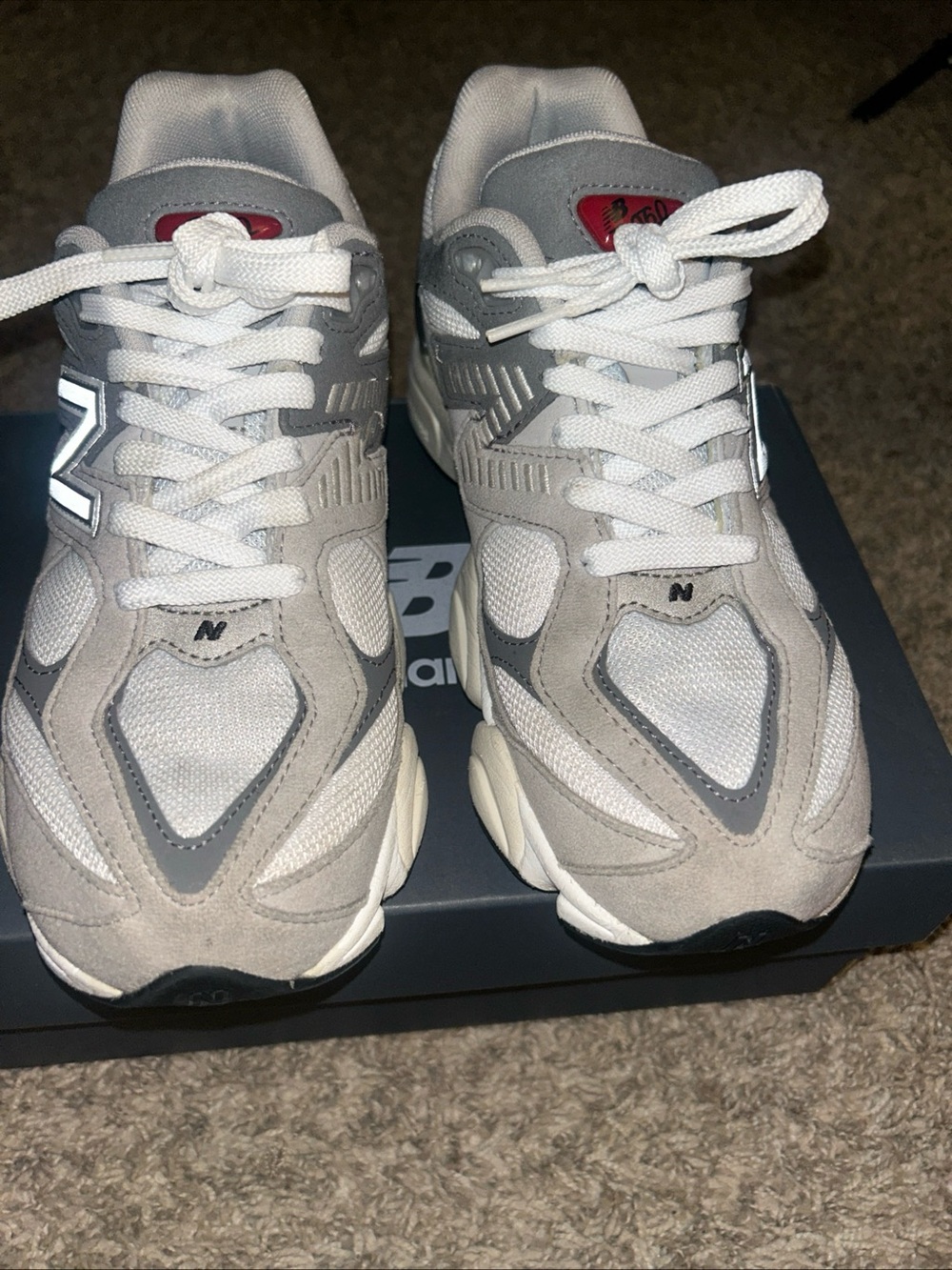 New Balance Kids Gray, White & Cream Athletic Sneakers